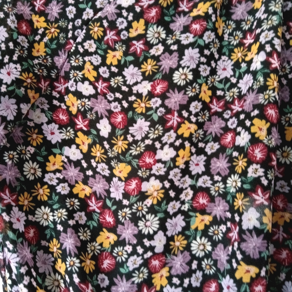 H&M Floral Side Bow Fully-lined Girls Dress - Picture 3 of 9